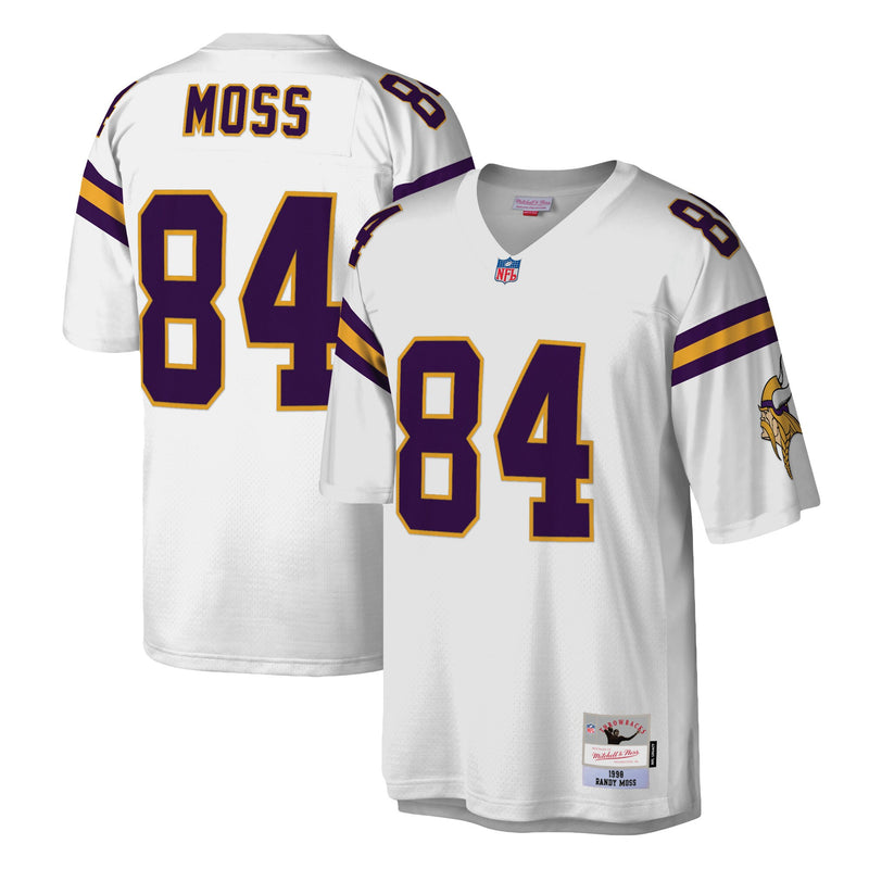Minnesota Vikings Randy Moss White jersey – view 1