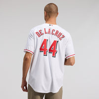 Cincinnati Reds Elly De La Cruz White jersey – view 4