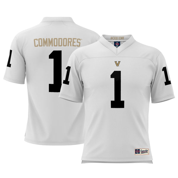 #1 Vanderbilt Commodores GameDay Greats Football Jersey - White