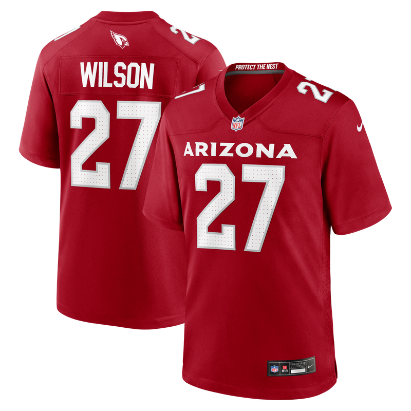 Arizona Cardinals Divaad Wilson Cardinal jersey – view 1