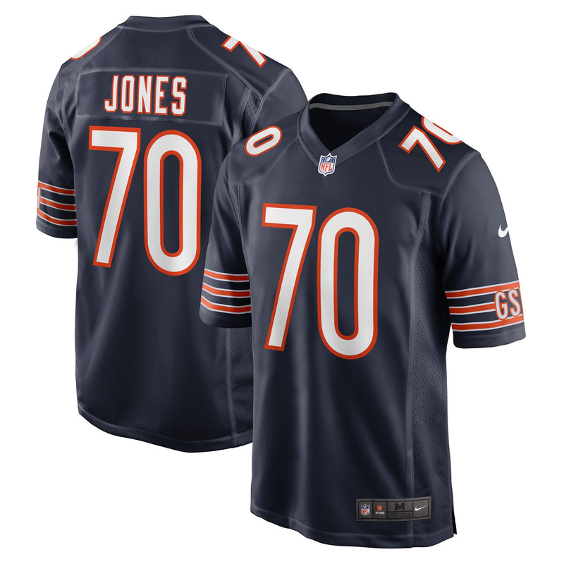 Chicago Bears Braxton Jones Navy jersey – view 1