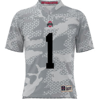 Ohio State Buckeyes Camo Gray jersey – view 3