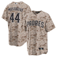 San Diego Padres Joe Musgrove Camo jersey – view 2