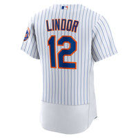 New York Mets Francisco Lindor White jersey – view 8
