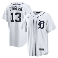 Detroit Tigers Dillon Dingler White jersey – view 2