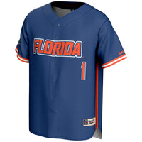 Florida Gators Lightweight Baseball Royal jersey – view 3