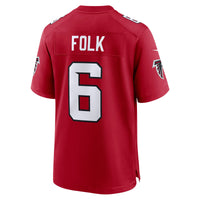 Atlanta Falcons Nick Folk Red jersey – view 4