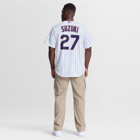 Chicago Cubs Seiya Suzuki White jersey – view 6