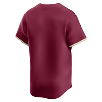 Nike Garnet Florida State Seminoles Baseball Limited Jersey – view 4
