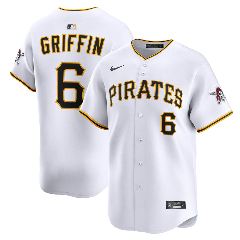 Pittsburgh Pirates Konnor Griffin White jersey – view 1