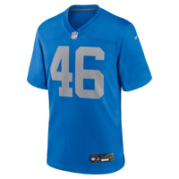 Detroit Lions Jack Campbell Blue jersey – view 3