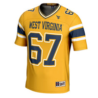 West Virginia Mountaineers Gold jersey – view 3