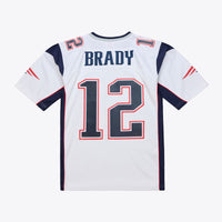 New England Patriots Tom Brady White jersey – view 3