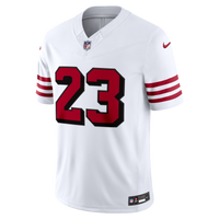 San Francisco 49ers Christian McCaffrey White jersey – view 3