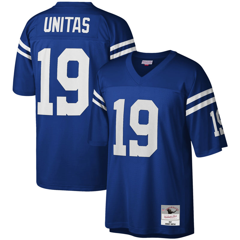 Baltimore Colts Johnny Unitas Royal jersey – view 1