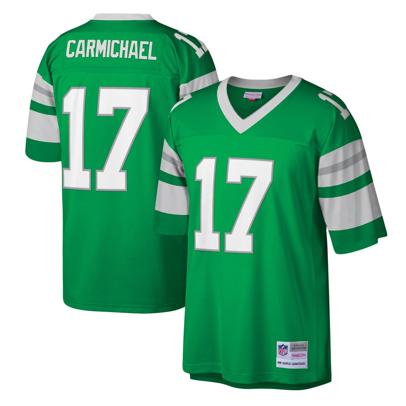 Philadelphia Eagles Harold Carmichael Kelly Green jersey – view 1