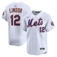 New York Mets Francisco Lindor White jersey – view 2
