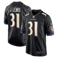 Baltimore Ravens Jamal Lewis Black jersey – view 1