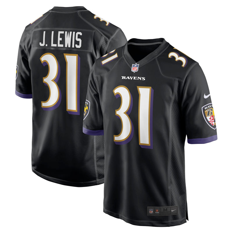 Baltimore Ravens Jamal Lewis Black jersey – view 1