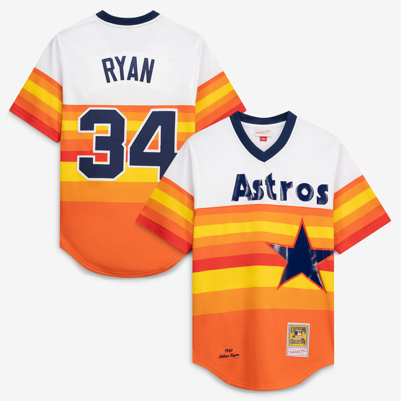 Houston Astros Nolan Ryan White jersey – view 1
