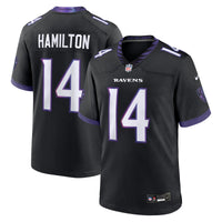 Baltimore Ravens Kyle Hamilton Black jersey – view 1