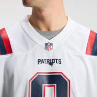 New England Patriots Christian Gonzalez White jersey – view 10