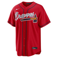 Atlanta Braves Ronald Acuña Jr. Red jersey – view 3