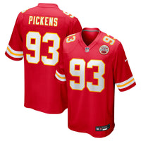 Kansas City Chiefs Zacch Pickens Red jersey – view 2