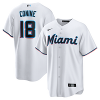 Miami Marlins Griffin Conine White jersey – view 2