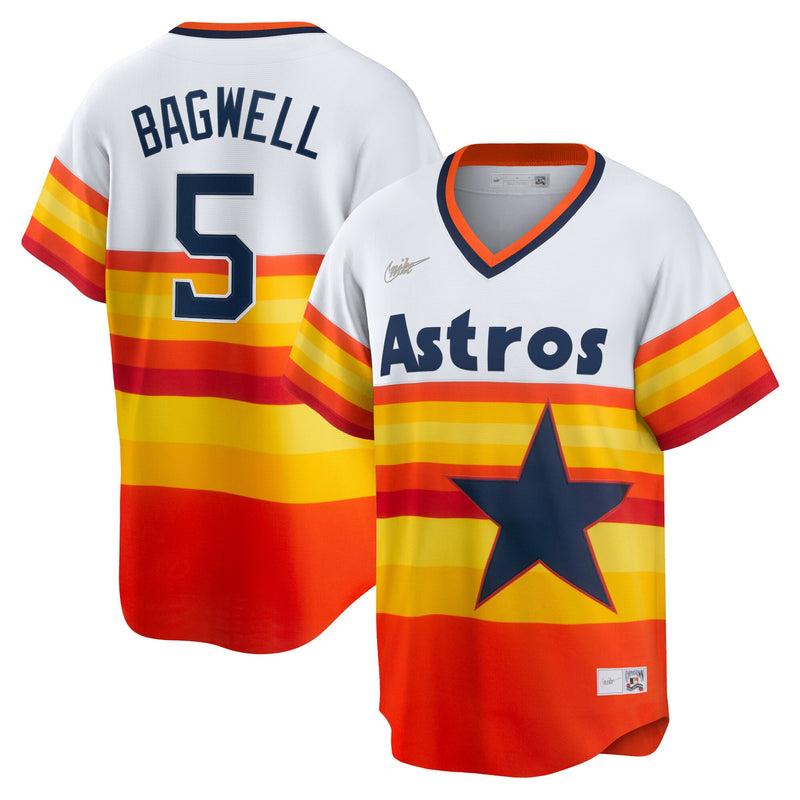 Houston Astros Jeff Bagwell White jersey – view 1