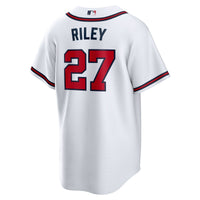 Atlanta Braves Austin Riley White jersey – view 4