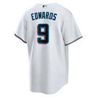 Miami Marlins Xavier Edwards White jersey – view 4