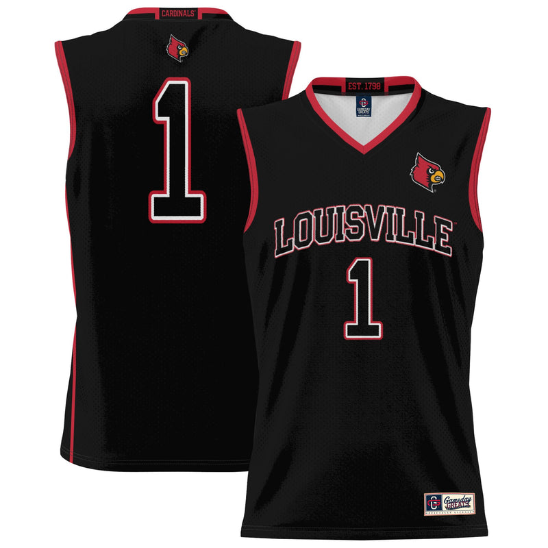 Louisville Cardinals Lightweight Black jersey – view 1