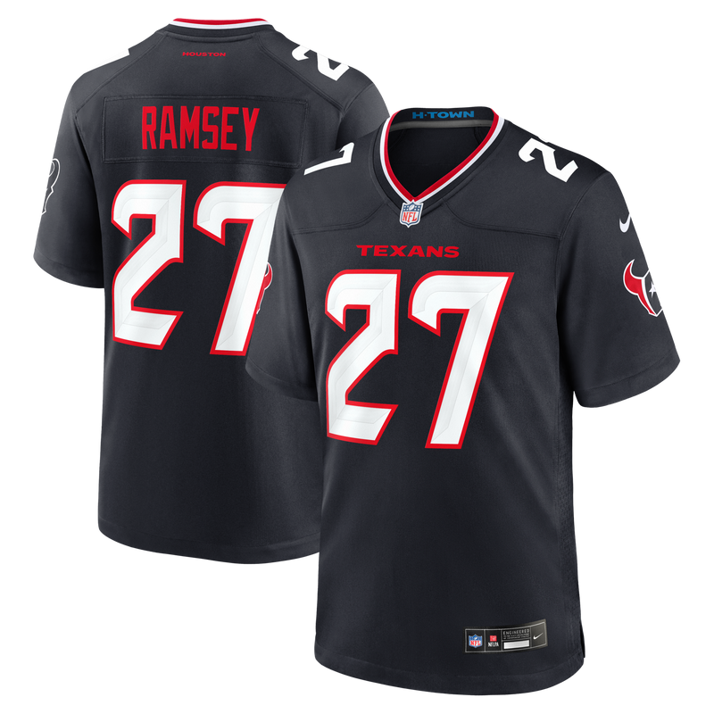 Houston Texans Kamari Ramsey Navy jersey – view 1