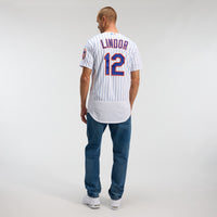 New York Mets Francisco Lindor White jersey – view 6