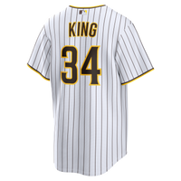 San Diego Padres Michael King White jersey – view 3