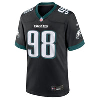 Philadelphia Eagles Jalen Carter Black jersey – view 3