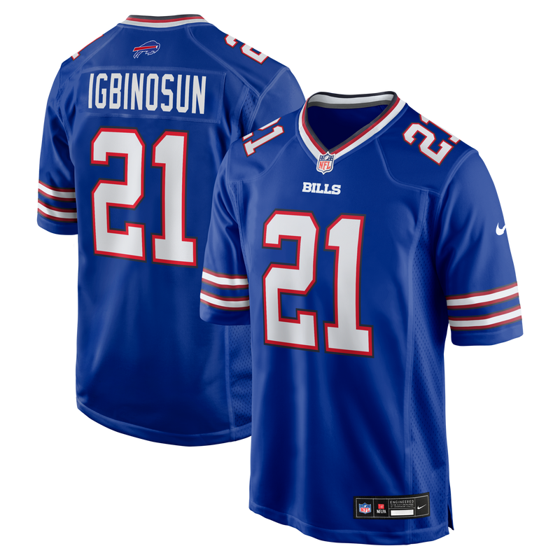 Buffalo Bills Davison Igbinosun Royal jersey – view 1