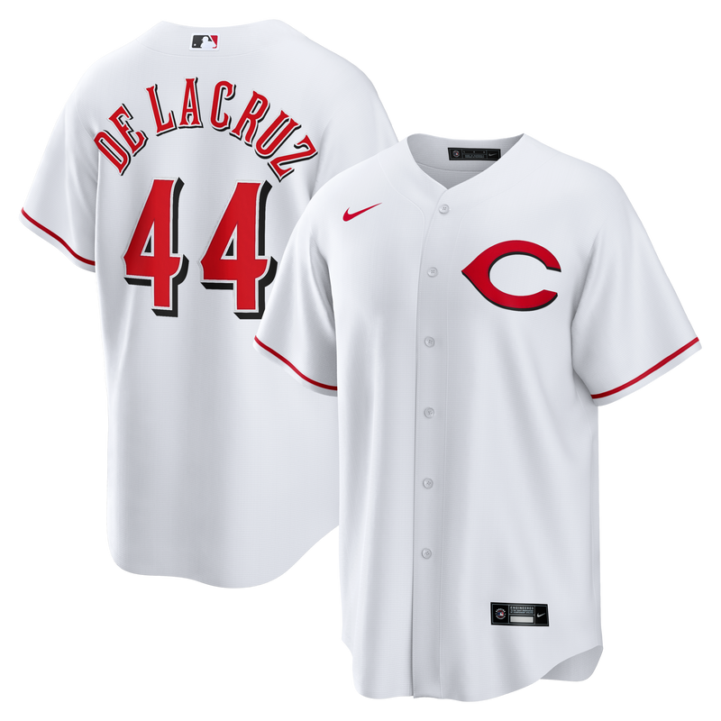 Cincinnati Reds Elly De La Cruz White jersey – view 1