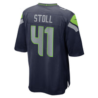 Seattle Seahawks Chris Stoll Navy jersey – view 4