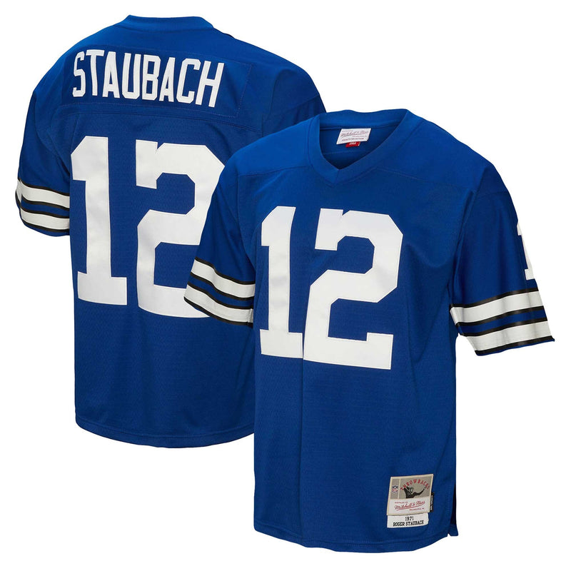 Dallas Cowboys Roger Staubach Navy jersey – view 1