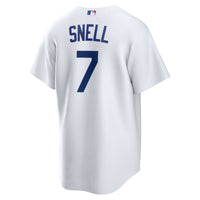 Los Angeles Dodgers Blake Snell White jersey – view 6