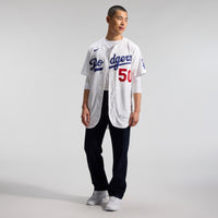 Los Angeles Dodgers Mookie Betts White jersey – view 7