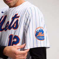 New York Mets Francisco Lindor White jersey – view 9