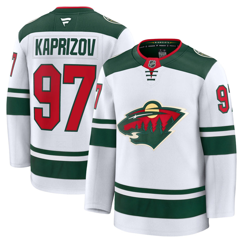 Minnesota Wild Kirill Kaprizov White jersey – view 1