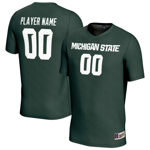 Michigan State Spartans GameDay Greats NIL Pick-A-Player Soccer Jersey - Green