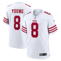 San Francisco 49ers Steve Young White jersey – view 1