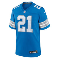 Detroit Lions Roger McCreary Blue jersey – view 2