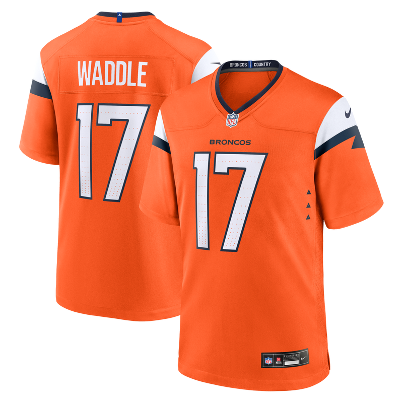 Denver Broncos Jaylen Waddle Orange jersey – view 1