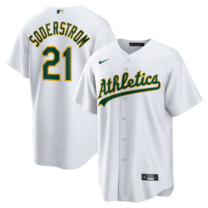 Athletics Tyler Soderstrom White jersey – view 1